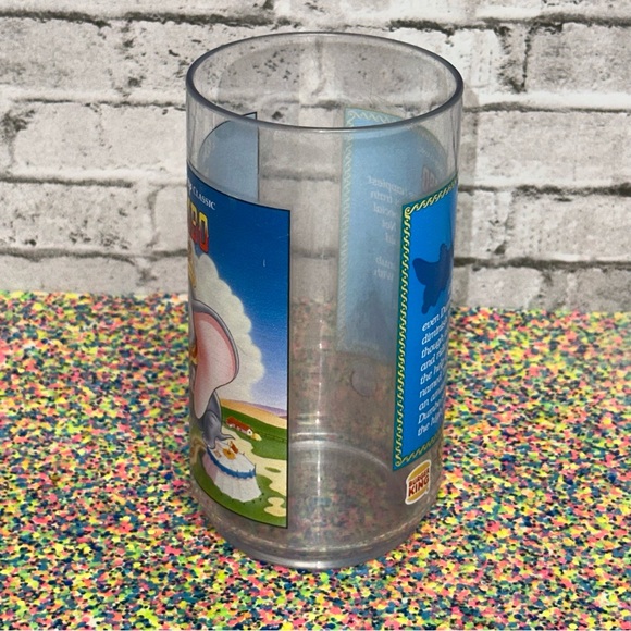 Disney Burger King Collector Series Cups 1994 Dumbo - Picture 2 of 9